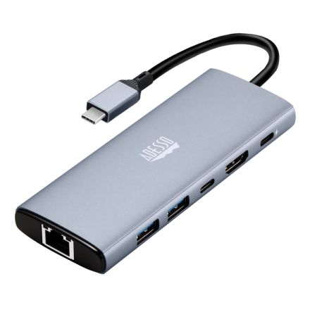 ADESSO(R) AEOAUH4035 6IN1 USBC MLTIPRT DCK STN